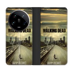 Housse cuir portefeuille Pour Xiaomi 14 Ultra Walking Dead