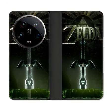 Housse cuir portefeuille Pour Xiaomi 14 Ultra Zelda