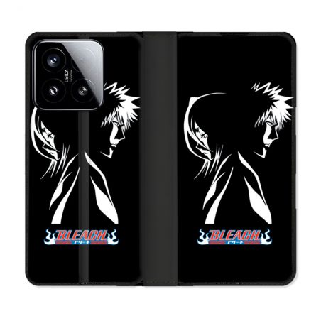 Housse cuir portefeuille Pour Xiaomi 15 Manga Bleach Duo