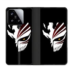 Housse cuir portefeuille Pour Xiaomi 15 Manga Bleach Masque
