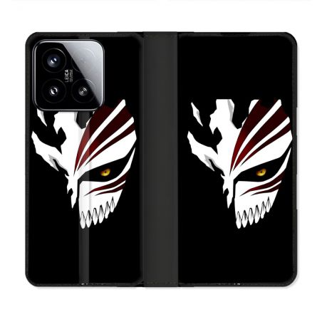 Housse cuir portefeuille Pour Xiaomi 15 Manga Bleach Masque