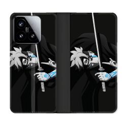 Housse cuir portefeuille Pour Xiaomi 15 Manga Boruto Epée