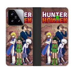 Housse cuir portefeuille Pour Xiaomi 15 Manga Hunter X Hunter Vintage