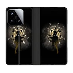 Housse cuir portefeuille Pour Xiaomi 15 Manga Naruto Sage