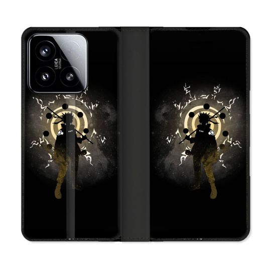 Housse cuir portefeuille Pour Xiaomi 15 Manga Naruto Sage