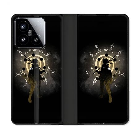 Housse cuir portefeuille Pour Xiaomi 15 Manga Naruto Sage