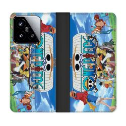 Housse cuir portefeuille Pour Xiaomi 15 Manga One Piece Sunny