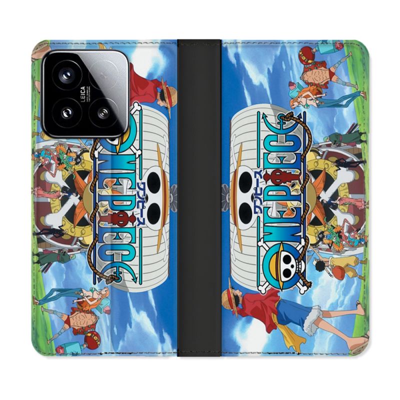 Housse cuir portefeuille Pour Xiaomi 15 Manga One Piece Sunny