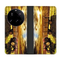 Housse cuir portefeuille Pour Xiaomi 15 Ultra Agriculture Tracteur Color