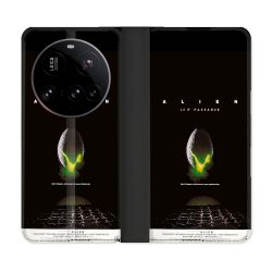 Housse cuir portefeuille Pour Xiaomi 15 Ultra Alien Affiche