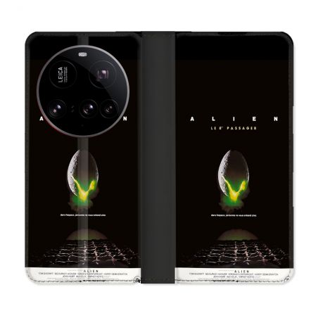 Housse cuir portefeuille Pour Xiaomi 15 Ultra Alien Affiche