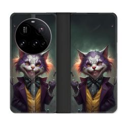 Housse cuir portefeuille Pour Xiaomi 15 Ultra Animal Chat Joker