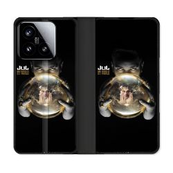 Housse cuir portefeuille Pour Xiaomi 15 Musique Jul Affiche