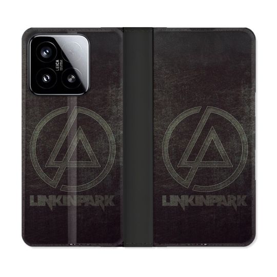 Housse cuir portefeuille Pour Xiaomi 15 Musique Rock Linkin Park