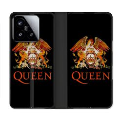 Housse cuir portefeuille Pour Xiaomi 15 Musique Rock Queen