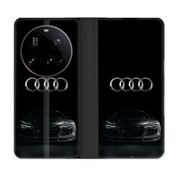 Housse cuir portefeuille Pour Xiaomi 15 Ultra Audi