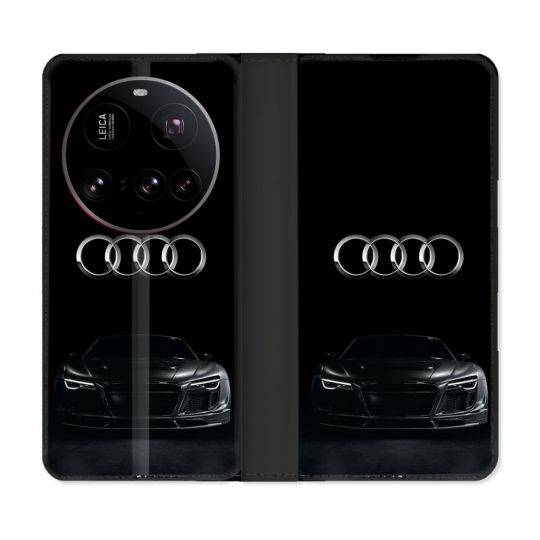 Housse cuir portefeuille Pour Xiaomi 15 Ultra Audi