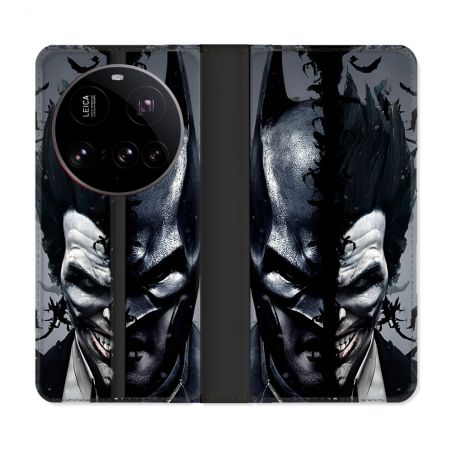 Housse cuir portefeuille Pour Xiaomi 15 Ultra Batman Joker