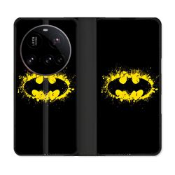 Housse cuir portefeuille Pour Xiaomi 15 Ultra Batman Logo