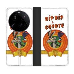 Housse cuir portefeuille Pour Xiaomi 15 Ultra Bip Bip Coyote