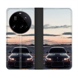 Housse cuir portefeuille Pour Xiaomi 15 Ultra BMW Serie