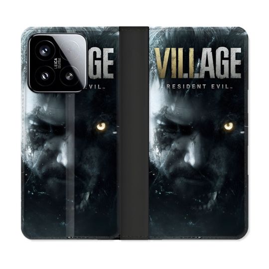 Housse cuir portefeuille Pour Xiaomi 15 Resident Evil