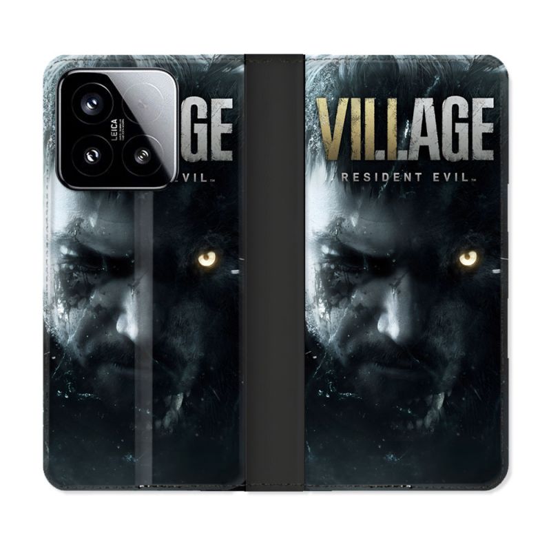 Housse cuir portefeuille Pour Xiaomi 15 Resident Evil