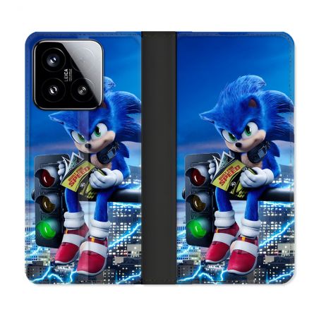 Housse cuir portefeuille Pour Xiaomi 15 Sonic