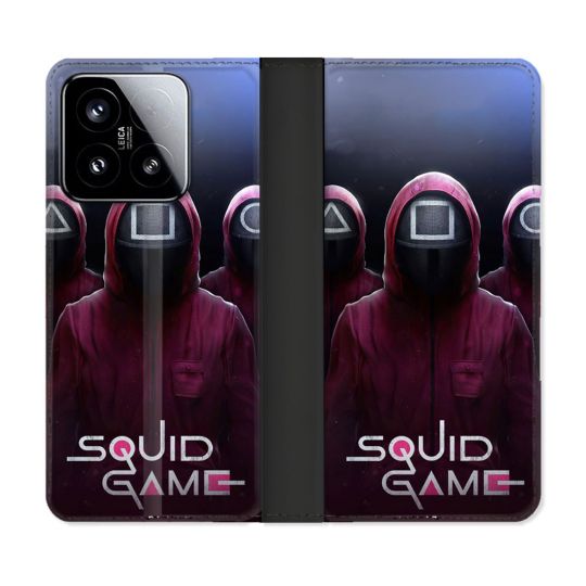 Housse cuir portefeuille Pour Xiaomi 15 Squid Game