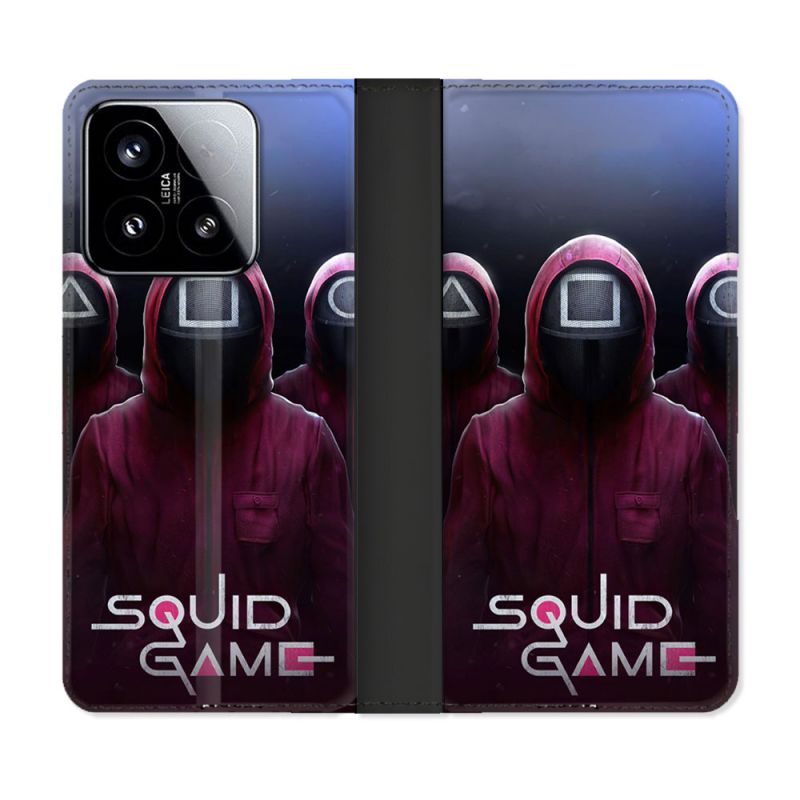 Housse cuir portefeuille Pour Xiaomi 15 Squid Game