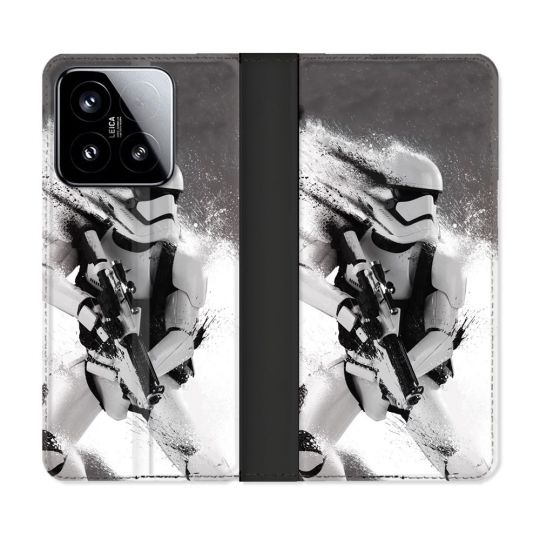 Housse cuir portefeuille Pour Xiaomi 15 Star Wars - Trooper