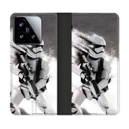 Housse cuir portefeuille Pour Xiaomi 15 Star Wars - Trooper