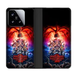 Housse cuir portefeuille Pour Xiaomi 15 Stranger Things Affiche 2