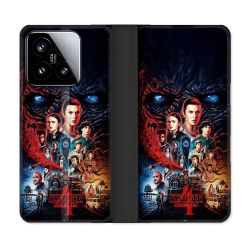 Housse cuir portefeuille Pour Xiaomi 15 Stranger Things Affiche 4