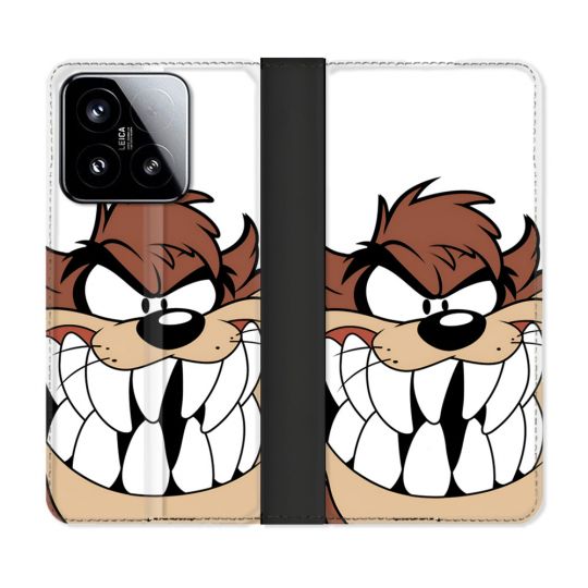 Housse cuir portefeuille Pour Xiaomi 15 Taz