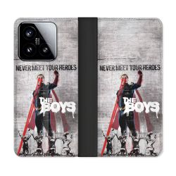 Housse cuir portefeuille Pour Xiaomi 15 The Boys Affiche