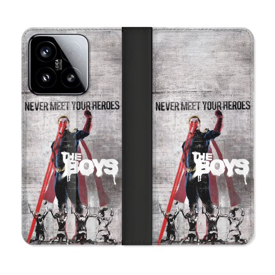 Housse cuir portefeuille Pour Xiaomi 15 The Boys Affiche