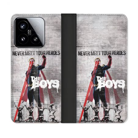 Housse cuir portefeuille Pour Xiaomi 15 The Boys Affiche