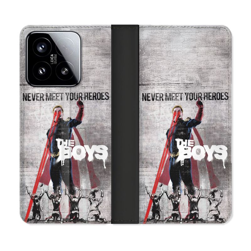 Housse cuir portefeuille Pour Xiaomi 15 The Boys Affiche