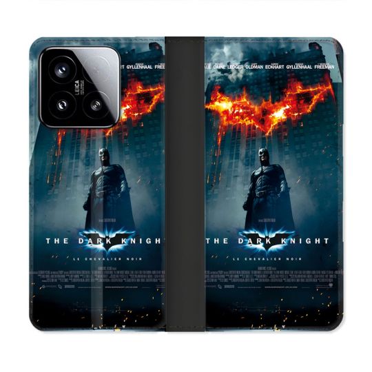 Housse cuir portefeuille Pour Xiaomi 15 The Dark Night