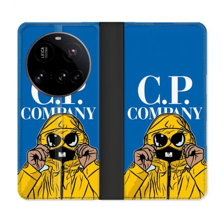 Housse cuir portefeuille Pour Xiaomi 15 Ultra CP Company