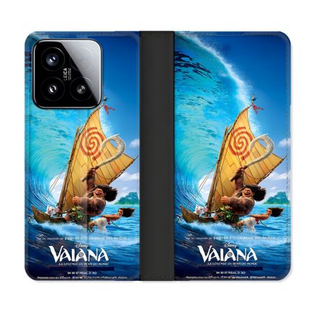 Housse cuir portefeuille Pour Xiaomi 15 Vaiana