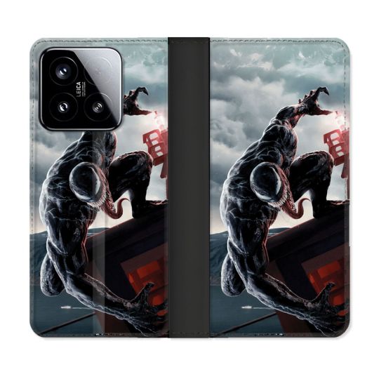 Housse cuir portefeuille Pour Xiaomi 15 Venom