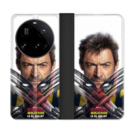 Housse cuir portefeuille Pour Xiaomi 15 Ultra Deadpool Affiche