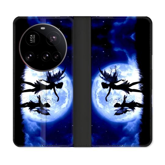 Housse cuir portefeuille Pour Xiaomi 15 Ultra Fantastique Fee Lune