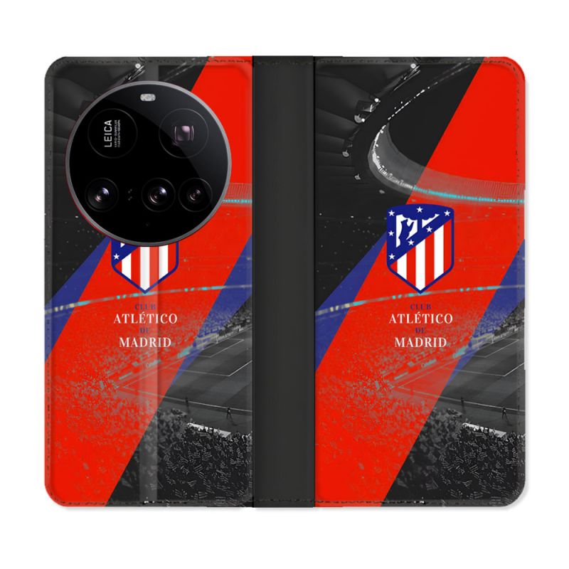 Housse cuir portefeuille Pour Xiaomi 15 Ultra Foot Athletico Madrid