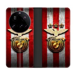 Housse cuir portefeuille Pour Xiaomi 15 Ultra Foot Benfica