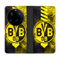 Housse cuir portefeuille Pour Xiaomi 15 Ultra Foot Dortmund
