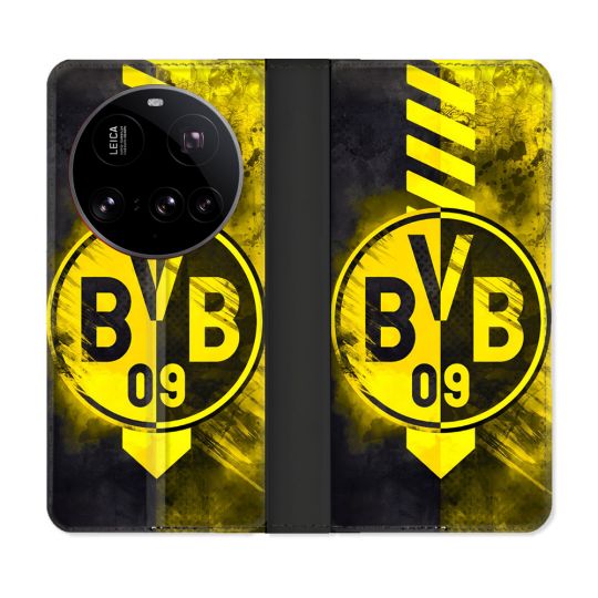 Housse cuir portefeuille Pour Xiaomi 15 Ultra Foot Dortmund