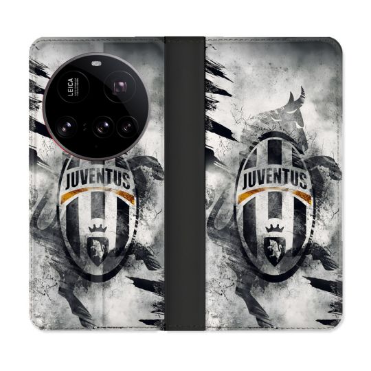 Housse cuir portefeuille Pour Xiaomi 15 Ultra Foot Juventus Turin